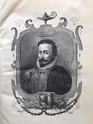 DON QUIJOTE DE LA MANCHA - ERSTAUFLAGE - LUXUSAUSGABE, BARCELONA, 1876. ORIGINAL - Bild 1 von 4