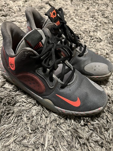 Nike KD Trey 5 Grey/Orange Youth 5 5Y