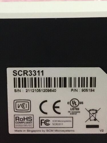 2x NEU SCM SCR331 USB Smart Card Reader Common Access mit USB KABEL, BUYMORE&SAVE - Bild 10 von 14