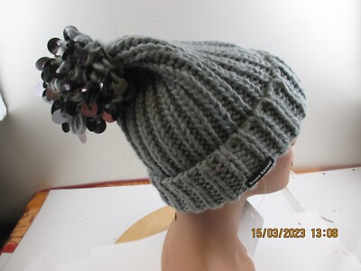 Strickmütze Bruno Banani mit Bommel  Gr. One Size   ( AL 258 )