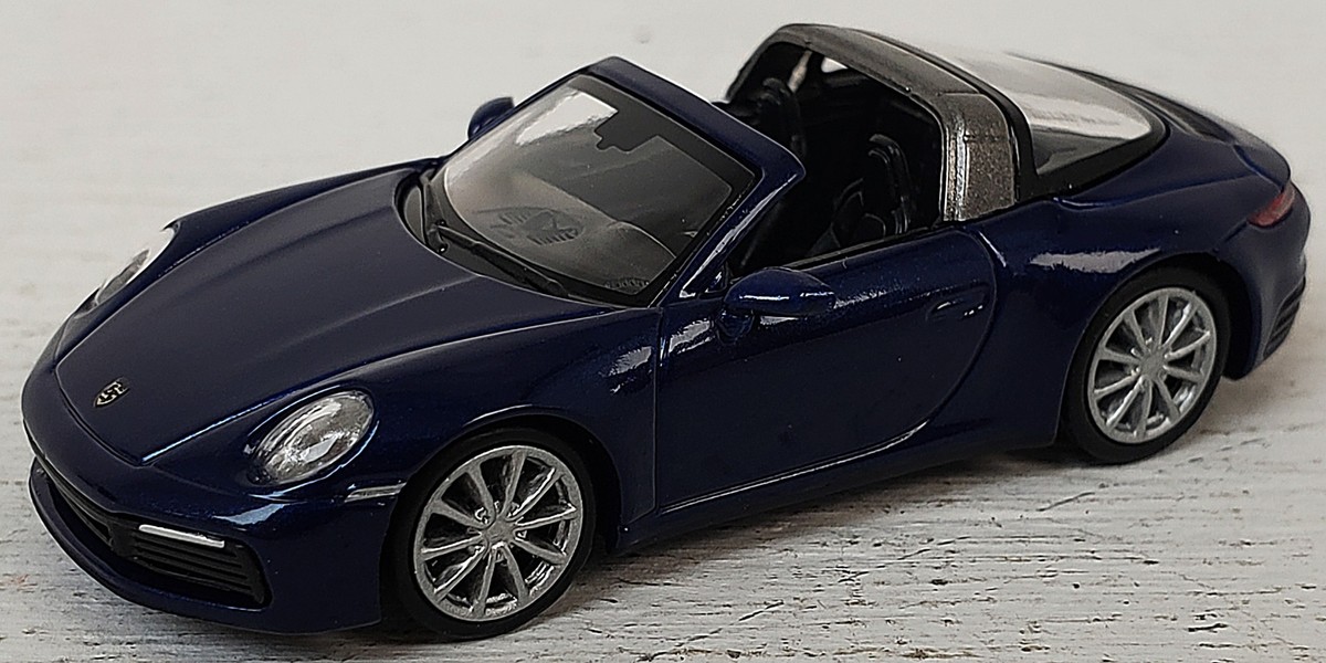 Minichamps NEW HO Scale 2020 Porsche 911 Targa 4S in Dark