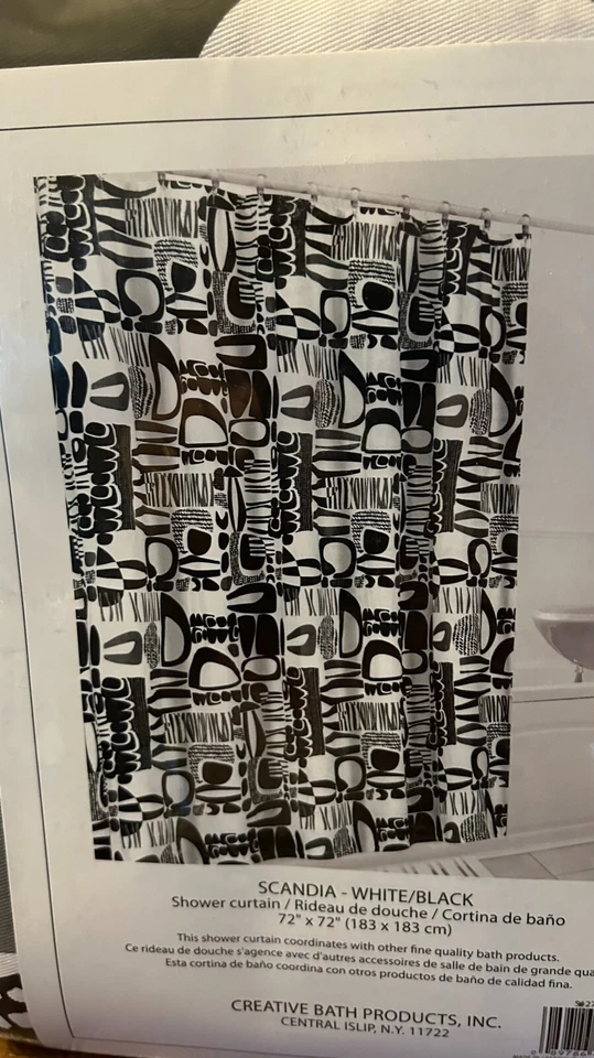 Cortina de ducha de baño creativa Scandia Foto 3 de 3