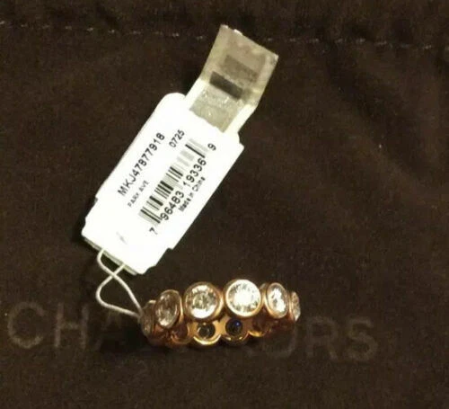 Eternidad acero inoxidable Michael Kors Anillos de Moda