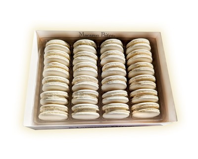 Vanilla Macaron Cookies Gift Box - 24 Count Multi-functional Gift Ideas Party