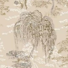 Oriental Garden Wallpaper Arthouse Gold White Tree Floral Flower