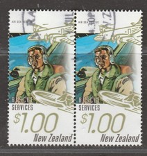 1996 NZ $1 Rescue Services PAIR FU