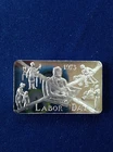 1973 Mount Everest Mint Labor Day 1973 Cancelled MEM-10C Silver Art Bar P0992