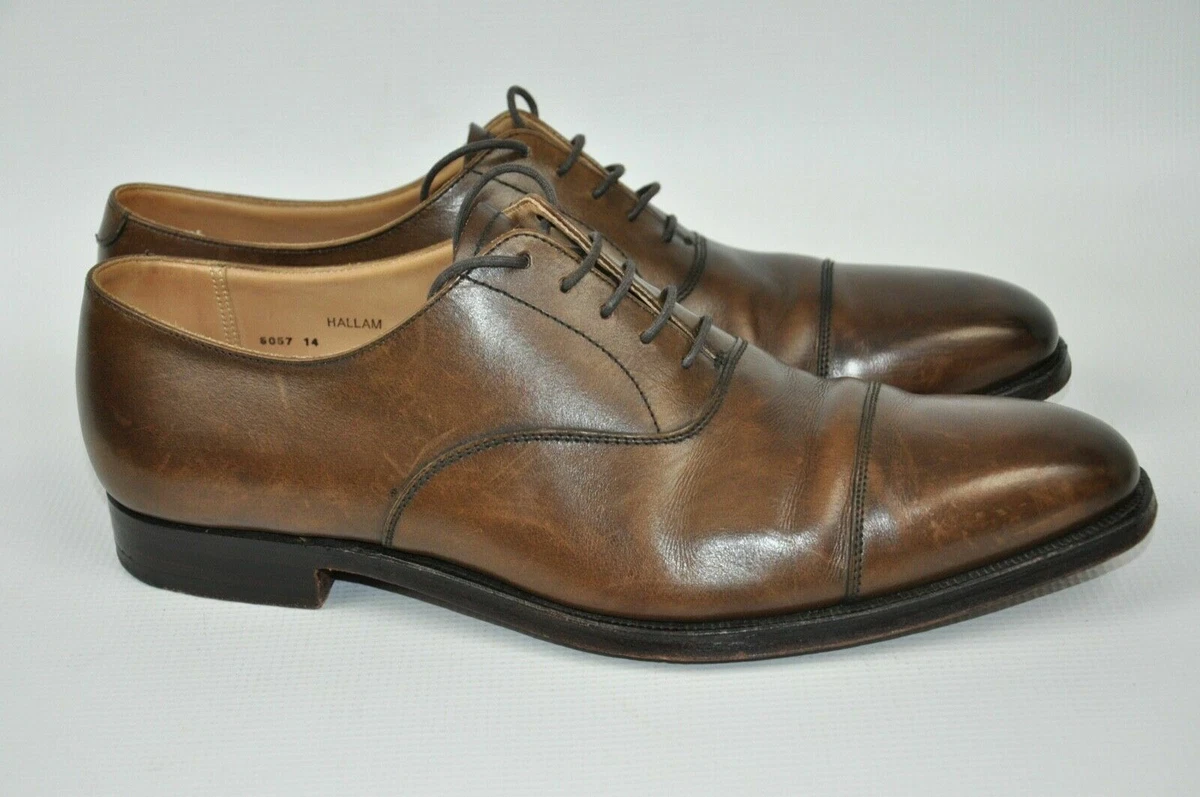 CROCKETT & JONES HALLAM BROWN OXFORD SHOES UK 8 / US 9 | eBay