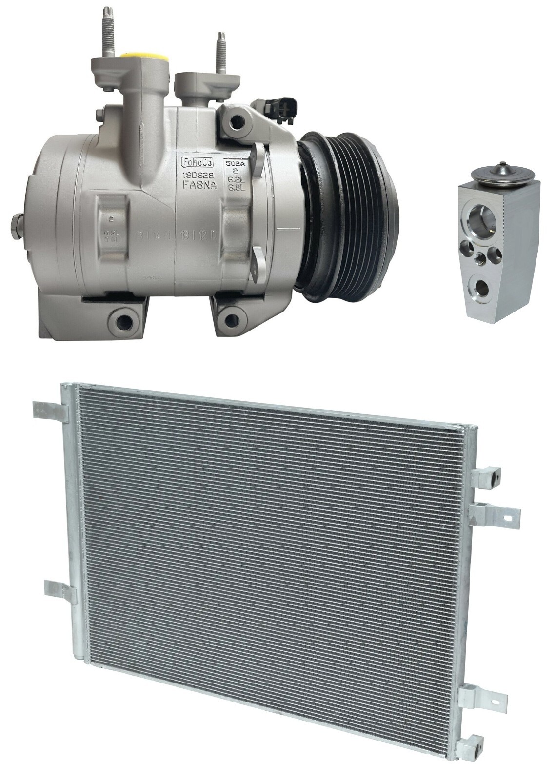 RYC Reman AC Compressor Kit W/ Condenser A039A Fits F-550 Super Duty 6 ...