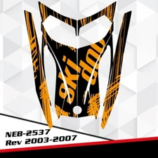 FOR SKI-DOO REV MXZ SUMMIT RENEGADE HOOD SIDE WRAP GRAPHIC KIT 03-07 NEB-2537