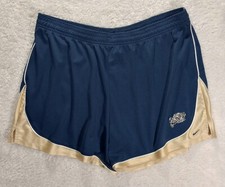 Nike Team Naval Academy Basketball Shorts Wm XL 16 - 18 Blue Gold Goat Y2K VTG