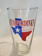 Humperdink's Dallas TEXAS PINT BEER GLASS