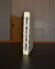 Handmade sketch or journal book, Gold and Cream, approximately 6.5" by 5"