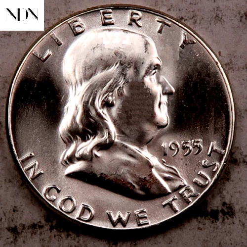 1955 Bugs Bunny Franklin Half Dollar Error - Gem BU -- 90% Silver