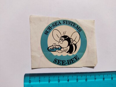 Autocollant Vintage PESCA SUB GENOVA - Années 80 - Original Italien