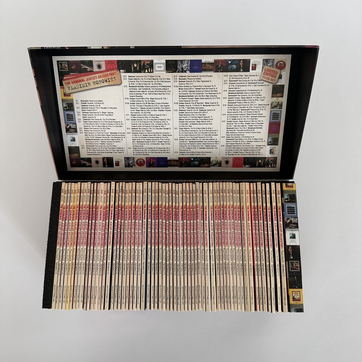 Vladimir Horowitz Complete Original Jacket Collection [Sony RCA 70