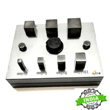 Jewelry Tool Metal Disc Cutter Square-Shape 7Pcs Set with Handle 4x4 to 16x16