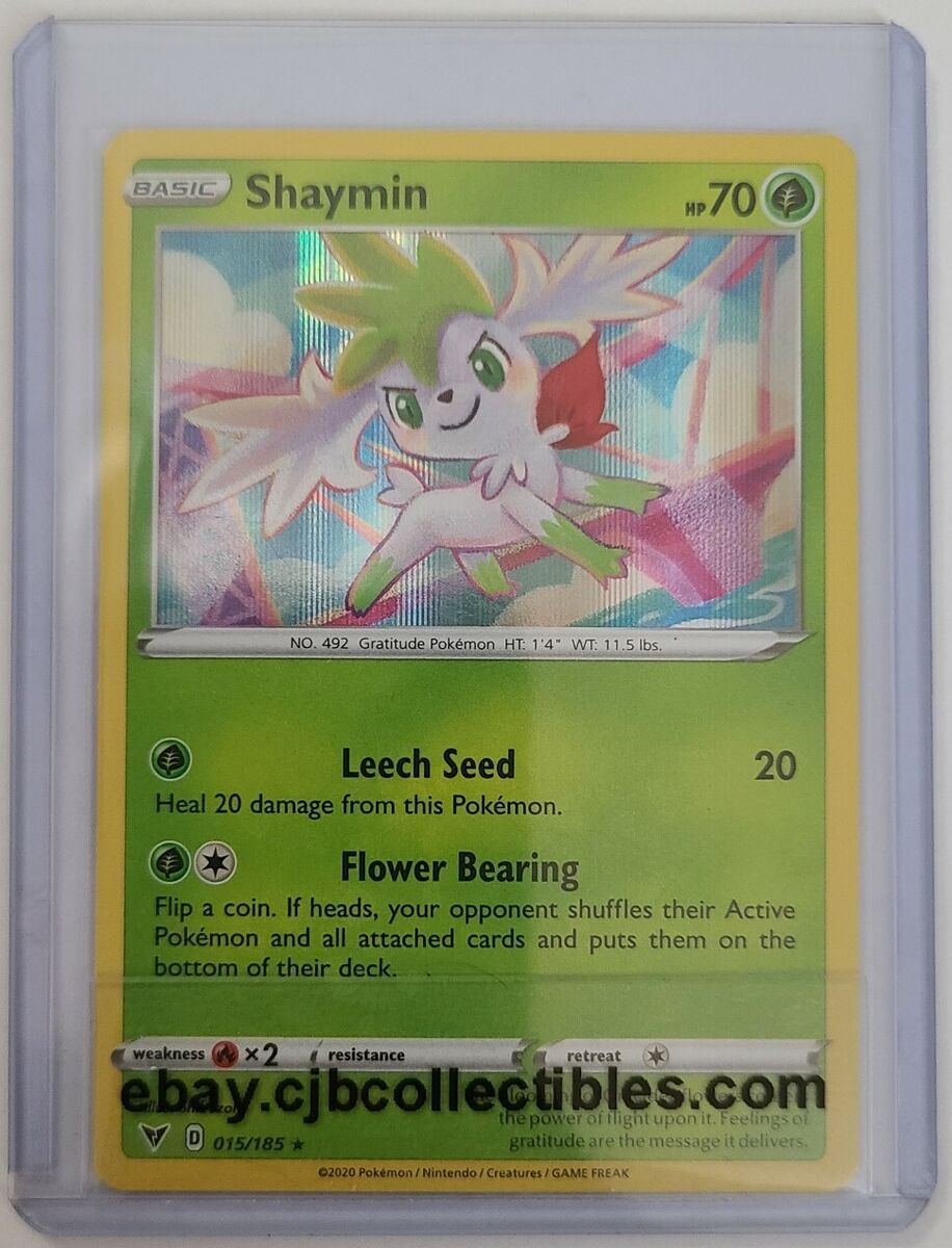 Check the actual price of your Shaymin 015/185 Pokemon card