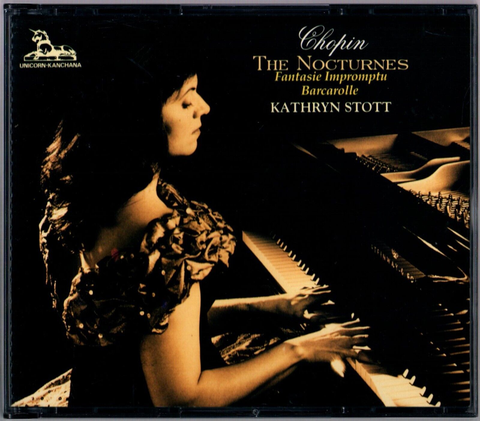 Unicorn 1st ED PDO, Chopin: Nocturnes, Kathryn Stott, Unicorn DKP(CD)9147/8, 2CD