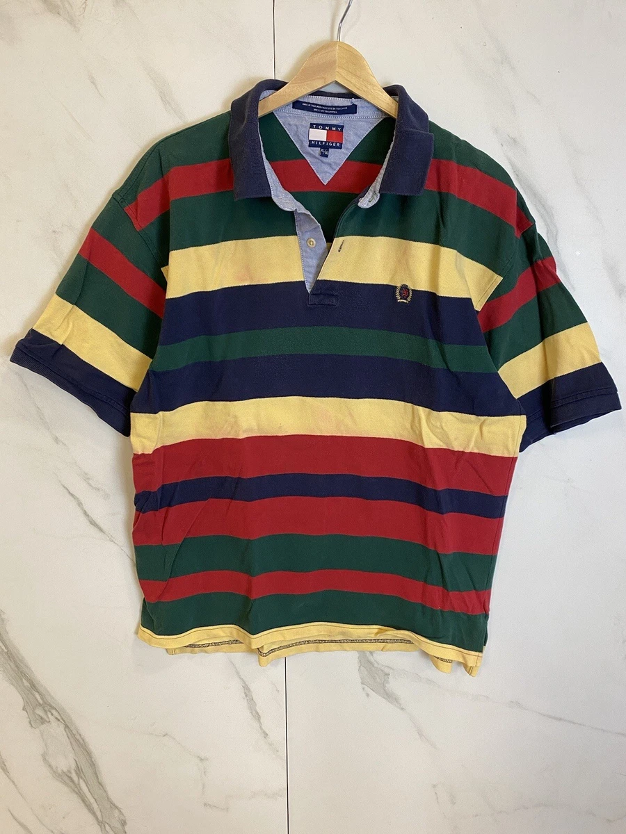 Tommy hilfiger men's hotsell striped collar polo