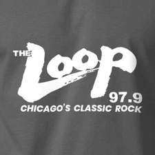 THE LOOP T-Shirt Chicago Classic Rock Radio Station 97.9 FM on S-6XL Tee