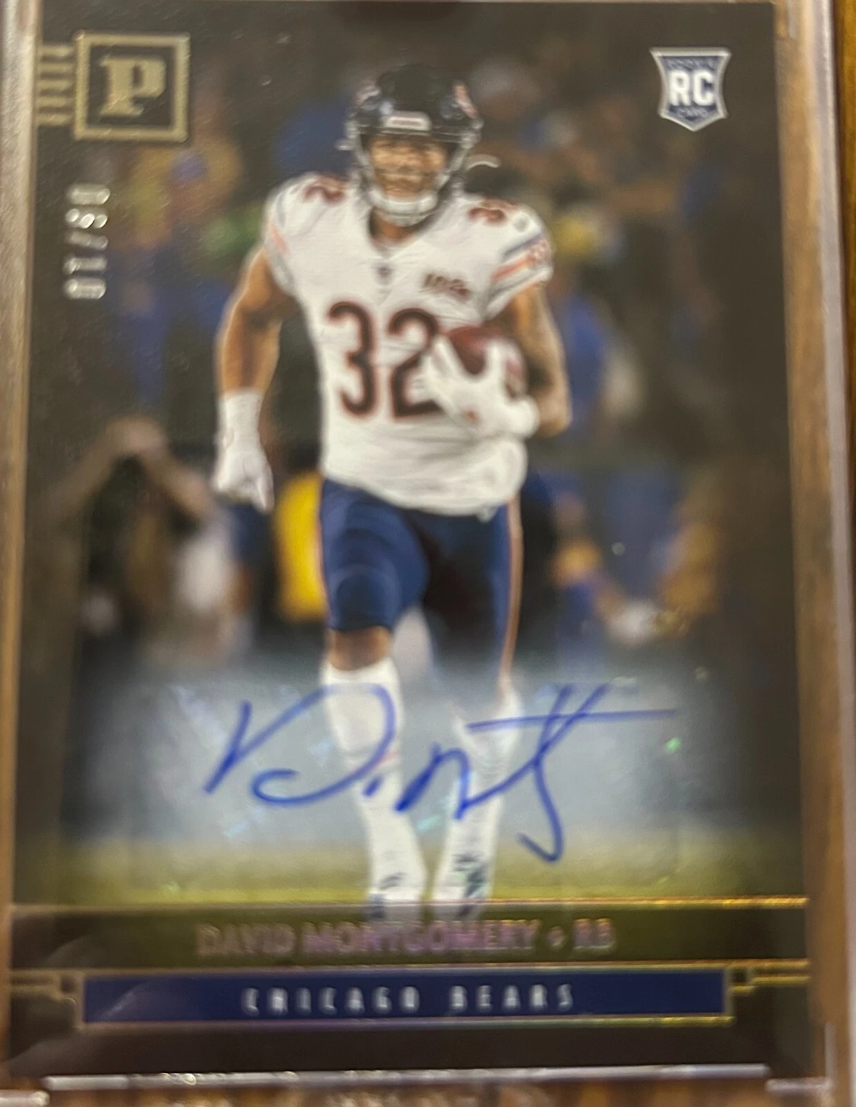 David Montgomery Panini Chronicles Legacy #207 Signature-Gold