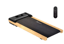 Soozier Under Desk Treadmill, Portable Walking Pad With Foldable Wheels, Remote