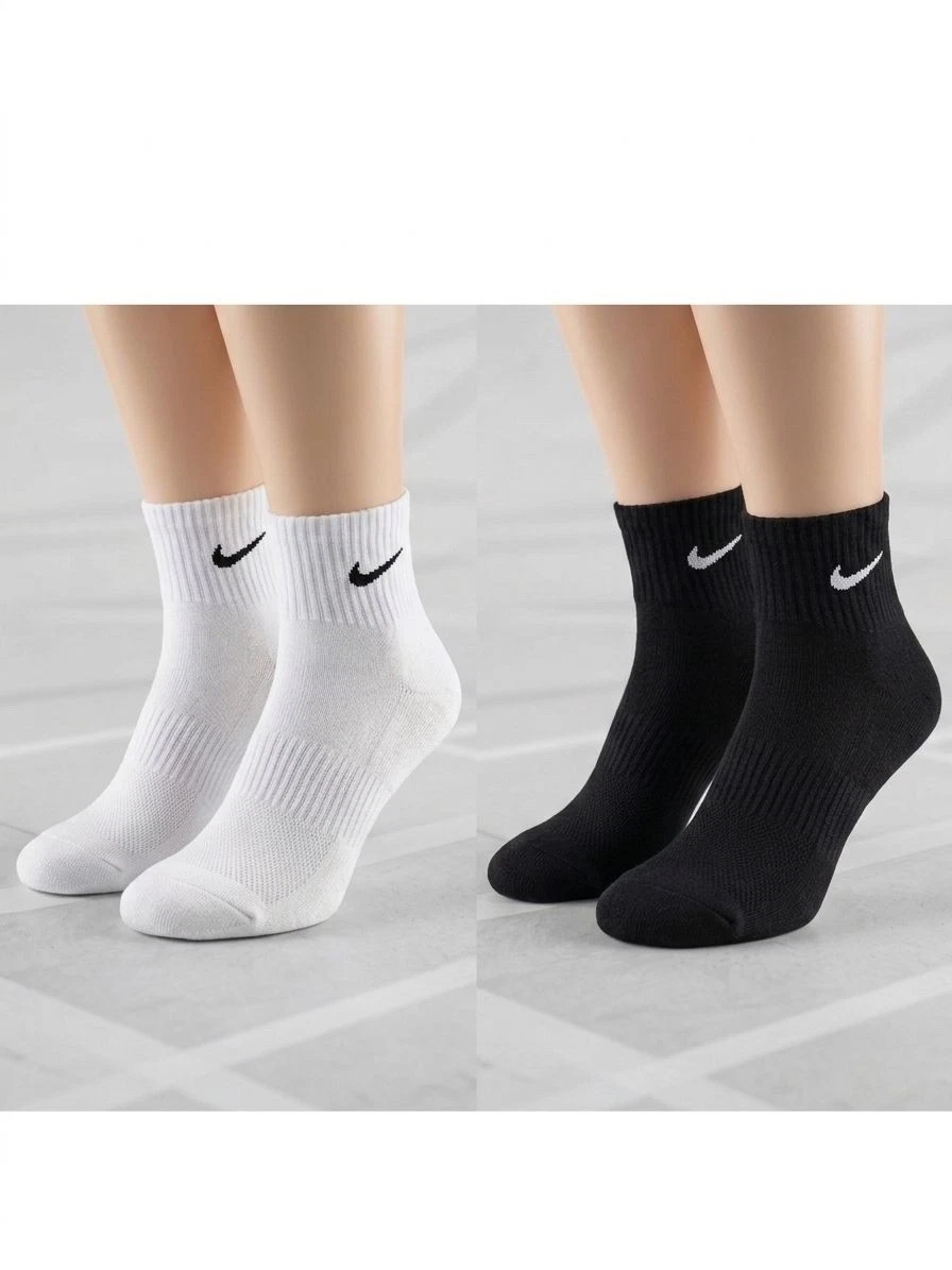 Nike Everyday Dri-FIT Ankle Socks 6 Pairs White-Black Cushioned Size M-L UNISEX
Opens in a new windo