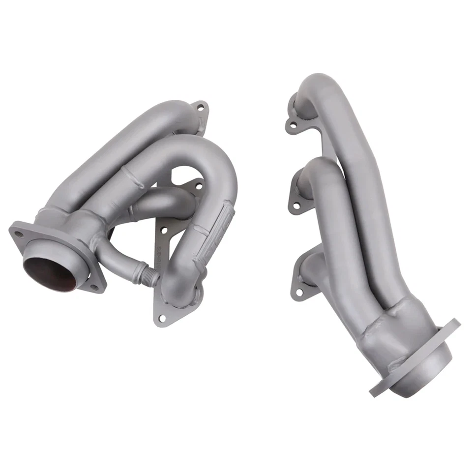 Титановые керамические короткие выхлопные коллекторы BBK 1-5/8 дюйма для 05–10 Ford Mustang 4 л V6 - Изображение 4 из 4