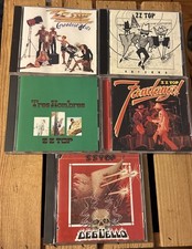 ZZ Top 5 CD Lot Antenna Deguello Fandango Tres Hombres Greatest Hits
