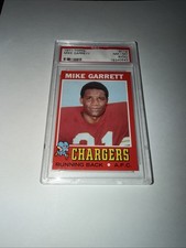 Mike Garrett 1971 Topps Football Card #119 Graded PSA 8 OC