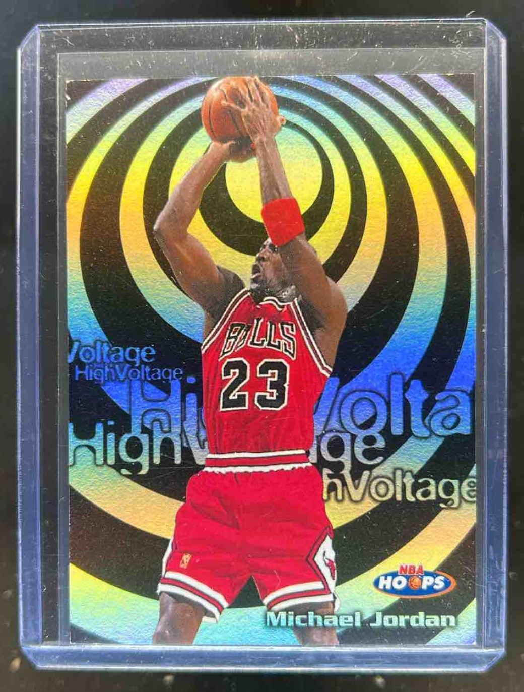 1997-98 Hoops Michael Jordan High Voltage #14 HV Bulls