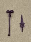 Mattel Masters of the Universe Vintage Skeletor Ram Staff and Sword Purple