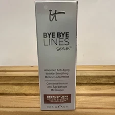 It Cosmetics Bye Bye Lines Anti-Aging Serum 1.0oz/30ml New With Box Z100