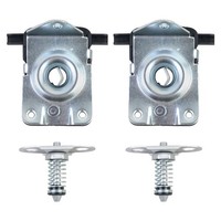 Newparts 4 Front Motorhauben-SchlöSser FüR BMW E39 E46 E52 Aluminium Schwarz