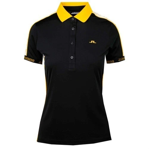 J. Lindeberg Damai Golf Poloshirt GWJT06465 9999 schwarz Small NEU neu mit Etikett - Bild 1 von 4