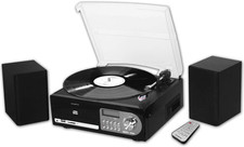 TT 38R CD TP USB SD - Giradischi 33/45/78 Giri, Lettore CD/MP3, Cassetta, Ingres