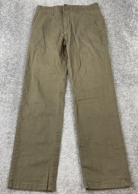 Lee Performance Series Straight Fit Pants Men's Size 30 x 32 (31) Tan Flat Front