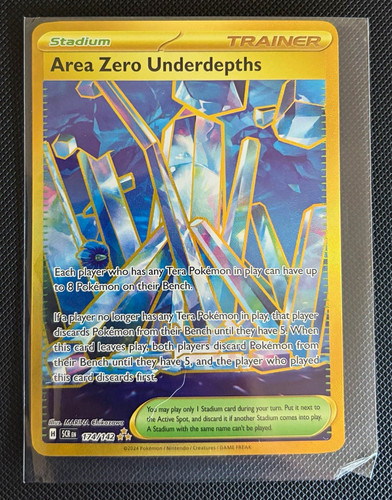 Area Zero Underdepths 174/142 Hyper Rare Holo Full Art SV07 Stellar Crown EN