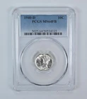 1940-D Mercury Dime MS64 FB PCGS Blue Label