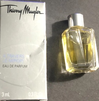 Thierry Mugler A Travers Le Miroir Eau De Parfum Mini 3ml .1oz EDP Vintage NIB