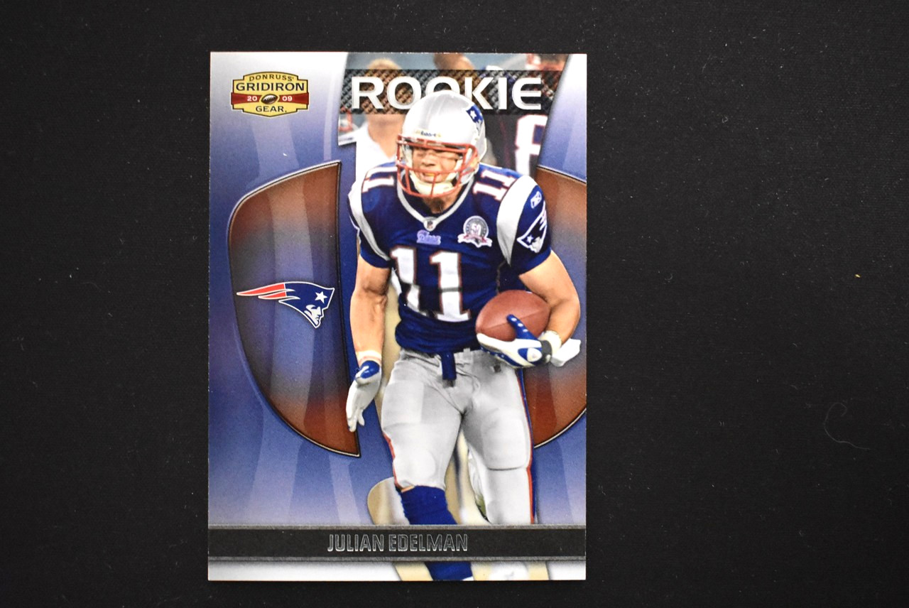 Julian Edelman Donruss Gridiron Gear #163 Base