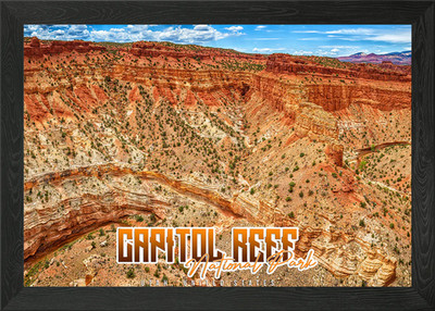 Capitol Reef Nationalpark Gerahmtes Wandbild Poster Leinwanddruck Bild