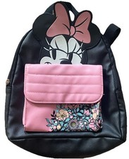 Disney Minnie Mouse Mini Backpack Black Pink