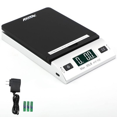 Bascula Acteck 65 Lbs De Precision Con Adaptador AC Negro Plata