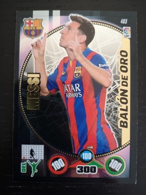 Panini Adrenalyn XL Liga BBVA 2014-15 Balon de Oro 463 Messi