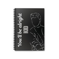 Alex Warren Inspired Stylish Spiral Notebook with Inspirational Quote, Journal