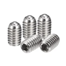 20Pcs M4 x 6mm 304 Stainless Steel Spring Hex Socket Ball Point Set Screw