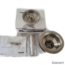 KOHLER 8801-BN Duostrainer Sink Drain Strainer W/ Tailpiece Brushed Nickel NEW