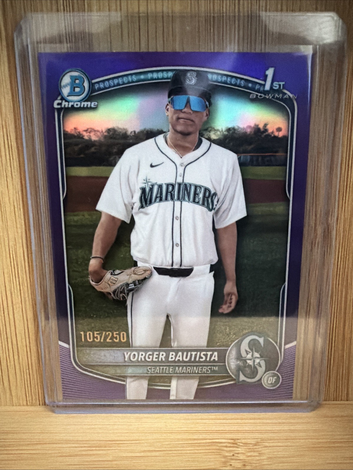 Yorger Bautista 2025 Bowman Chrome 1st True Purple Refractor /250 BCP-19